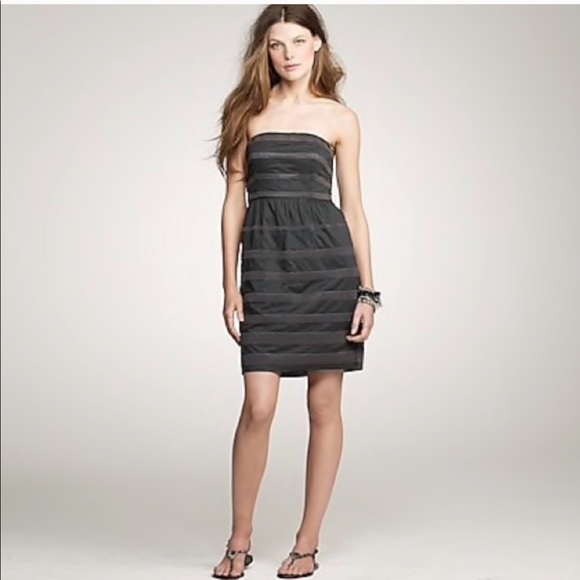 J. Crew  Ginny strapless dress with pockets - Picture 1 of 7